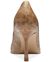 Coach Women's Samantha Signature Pointed-Toe Pumps