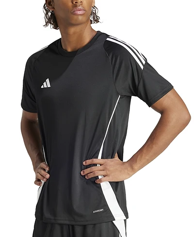 adidas Men's Tiro 24 Slim-fit Performance 3-Stripes Jersey