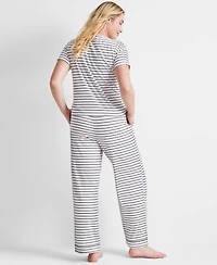 State of Day Women's 2-Pc. Fluid Knit Pajamas Set, Created for Macy's