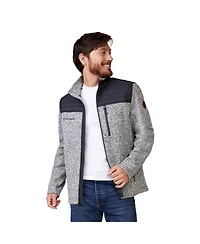 Free Country Men's Frore Sweater Knit Fleece Jacket