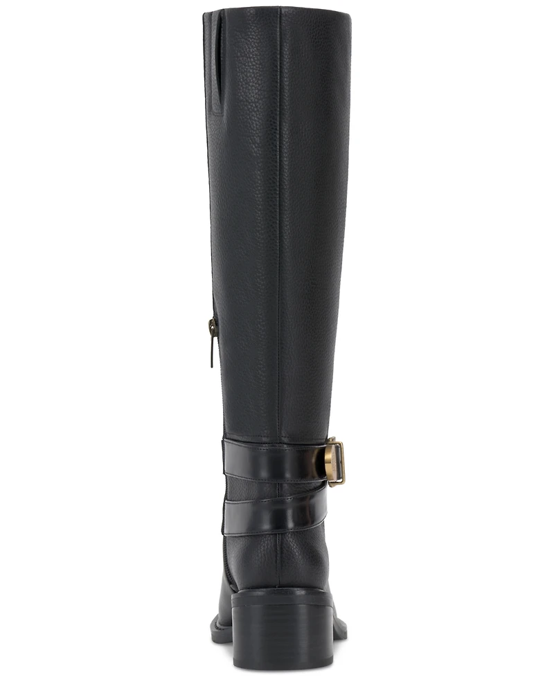 Vince Camuto Women's Gini Buckled Knee-High Riding Boots