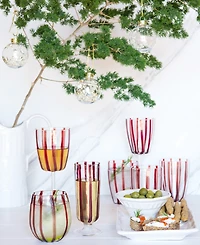 Vietri Nuovo Stripe Champagne Glass