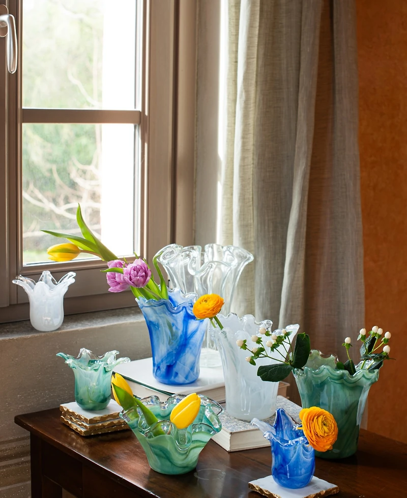 Vietri Onda Glass Petite Vase