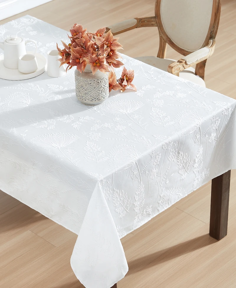 Laura Ashley Raised Woven Tablecloth