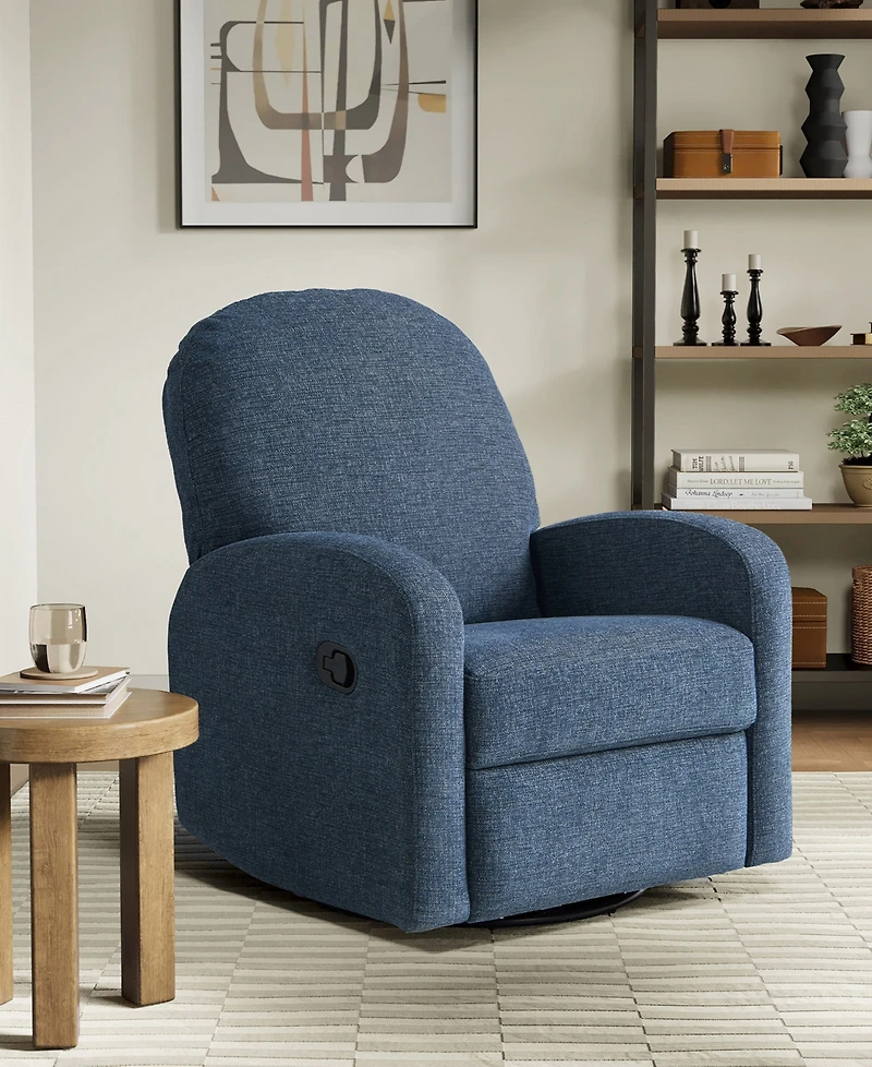 Relax A Lounger 31.9"W Polyester Phoenix Swivel Rocker Recliner