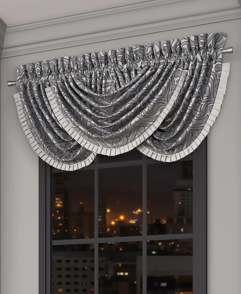 J Queen New York Bolero Window Waterfall Valance, 33" x 43"