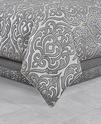J Queen New York Bolero Pewter 4-Pc. Comforter Set