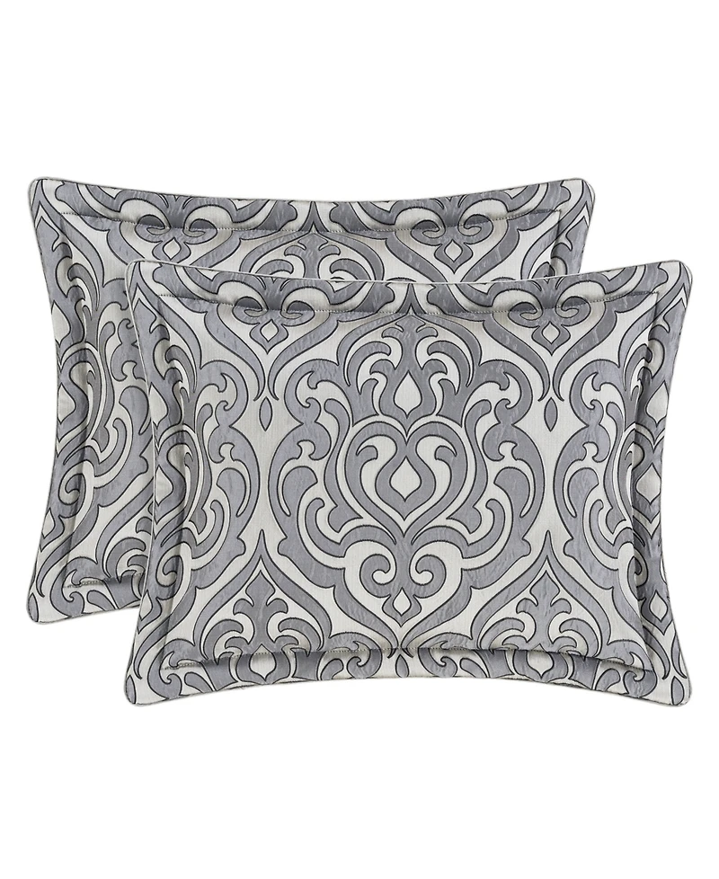 J Queen New York Bolero Pewter 4-Pc. Comforter Set
