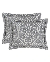 J Queen New York Bolero Pewter 4-Pc. Comforter Set