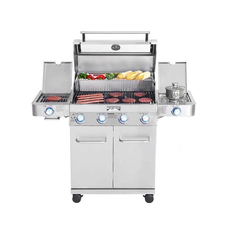 4 Burner Stainless Steel Classic Series Grill