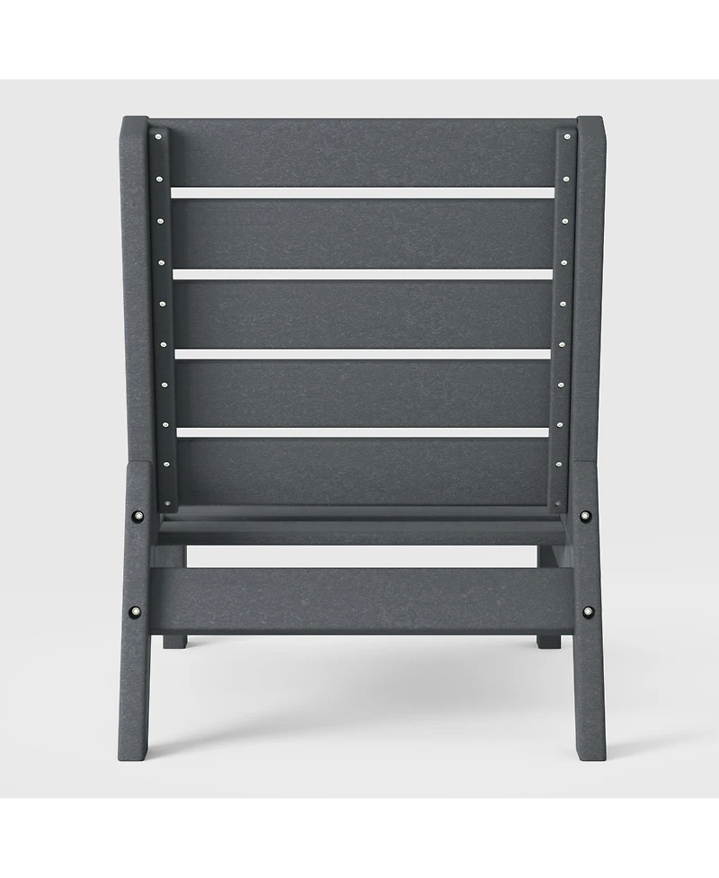 WestinTrends Outdoor Hdpe Deep Seating Modular Armless Patio Chair