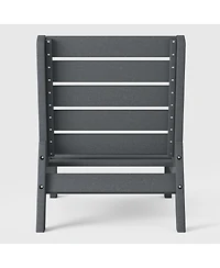 WestinTrends Outdoor Hdpe Deep Seating Modular Armless Patio Chair