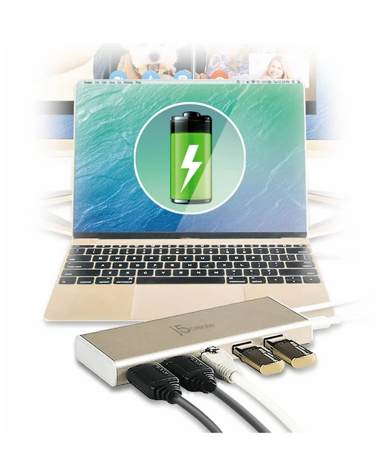 j5create JCD381 Usb 3.1 Type-c Dual Hdmi Mini Dock