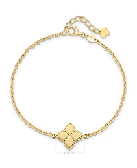 Devata Clover Chain Bracelet in 14K Gold, 6.5 in adj to 7.5 in, approx. 2.4 grams