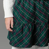 Hope & Henry Little Girls Organic Pull-on Flounce Party Skirt