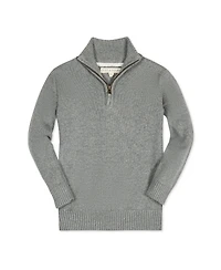 Hope & Henry Baby Boys Long Sleeve Half Zip Pullover Sweater