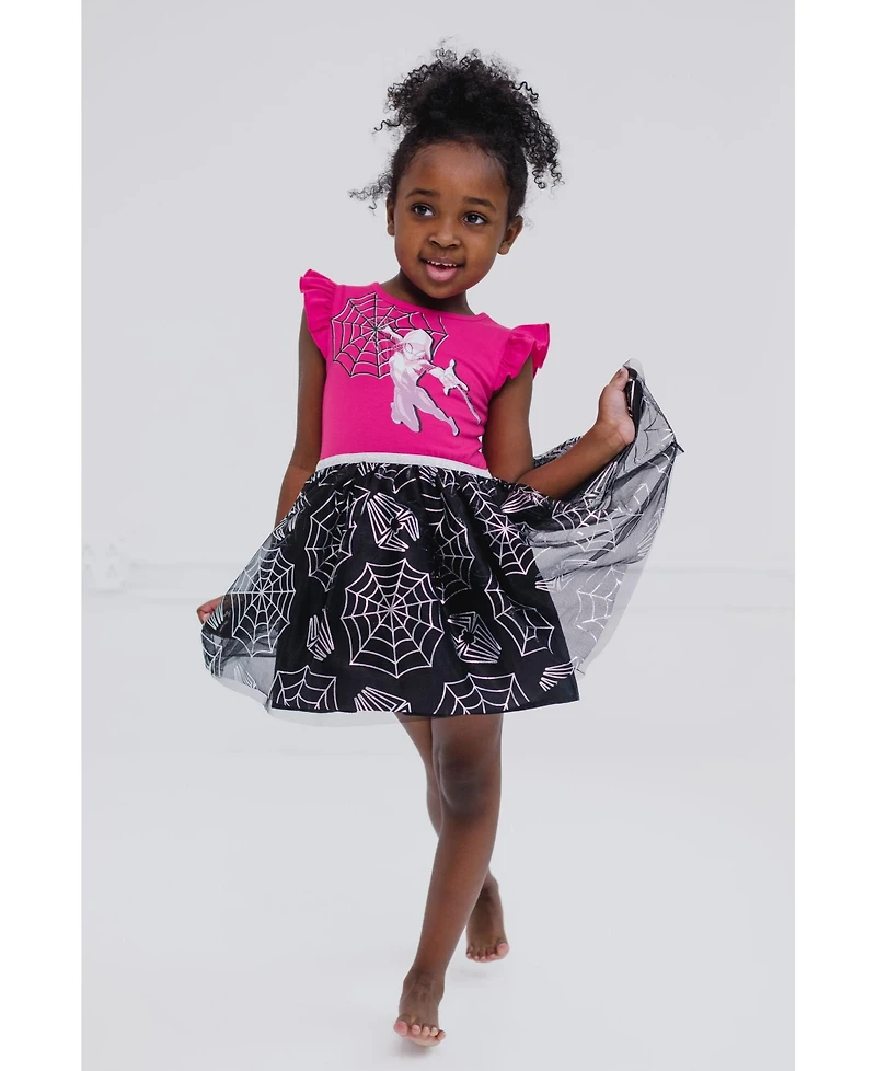 Marvel Toddler Girls Spider-Man Ghost Spider Tulle Tutu Dress to
