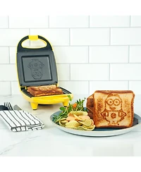 Uncanny Brands Minions Sandwich Maker - Small Kitchen Appliance