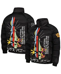 Freeze Max Men's Looney Tunes Bugs Bunny Raglan Full-Zip Puffer Jacket