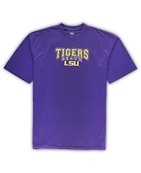Profile Men's Purple Lsu Tigers Big Tall 2-Pack T-Shirt Flannel Pants Set