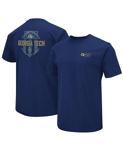 Colosseum Men's Navy Georgia Tech Yellow Jackets Oht Military Appreciation T-Shirt