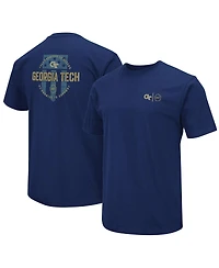 Colosseum Men's Navy Georgia Tech Yellow Jackets Oht Military Appreciation T-Shirt