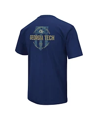 Colosseum Men's Navy Georgia Tech Yellow Jackets Oht Military Appreciation T-Shirt