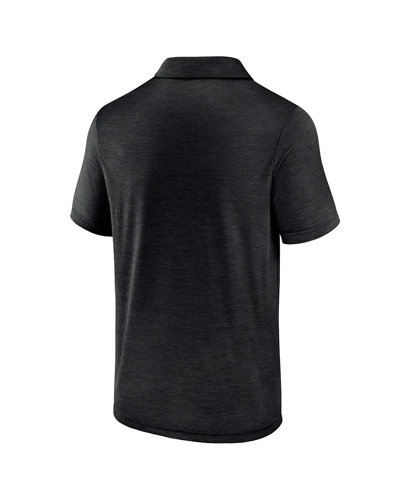 Fanatics Men's Heather Black Texas A M Aggies Primary Logo Polo