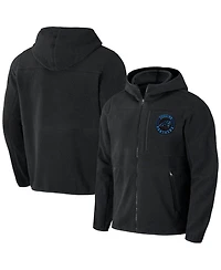 Fanatics Men's Black Carolina Panthers Sherpa Full-Zip Hoodie