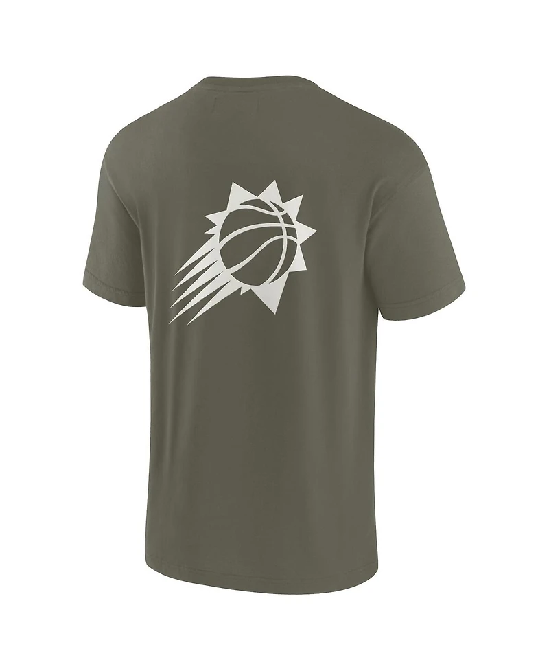Fanatics Men's and Women's Olive Phoenix Suns Elements Super Soft Short Sleeve T-Shirt