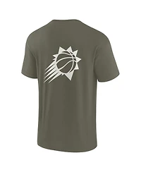 Fanatics Men's and Women's Olive Phoenix Suns Elements Super Soft Short Sleeve T-Shirt