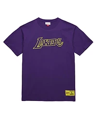 Mitchell & Ness Men's Purple Los Angeles Lakers Hardwood Classics Neon Nights Premium T-Shirt