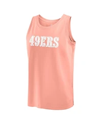 Fanatics Men's Coral San Francisco 49ers Elements Tank Top