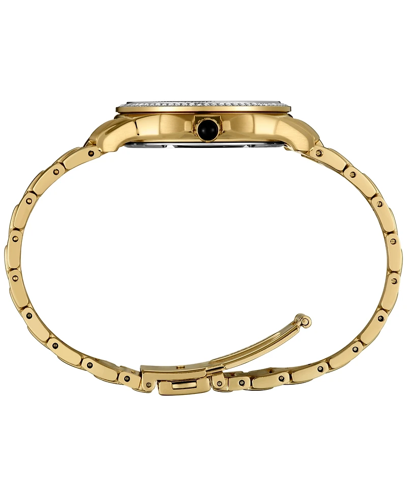 Seiko Women's Coutura Diamond (1/4 ct. t.w.) Gold-Tone Stainless Steel Bracelet Watch 34mm