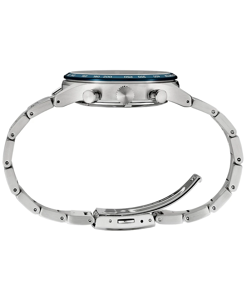 Seiko Men's Chronograph Essentials Stainless Steel Bracelet Watch 43mm