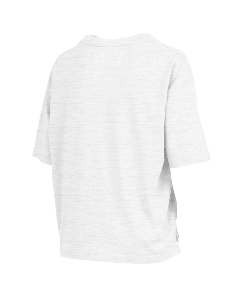 Pressbox Women's White Florida State Seminoles Rock Roll Slub T-Shirt