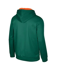 Colosseum Men's Green Miami Hurricanes Reese Pullover Hoodie
