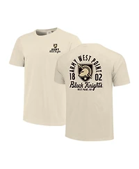 Image One Men's Cream Army Black Knights Comfort Colors Mascot Overlay T-Shirt