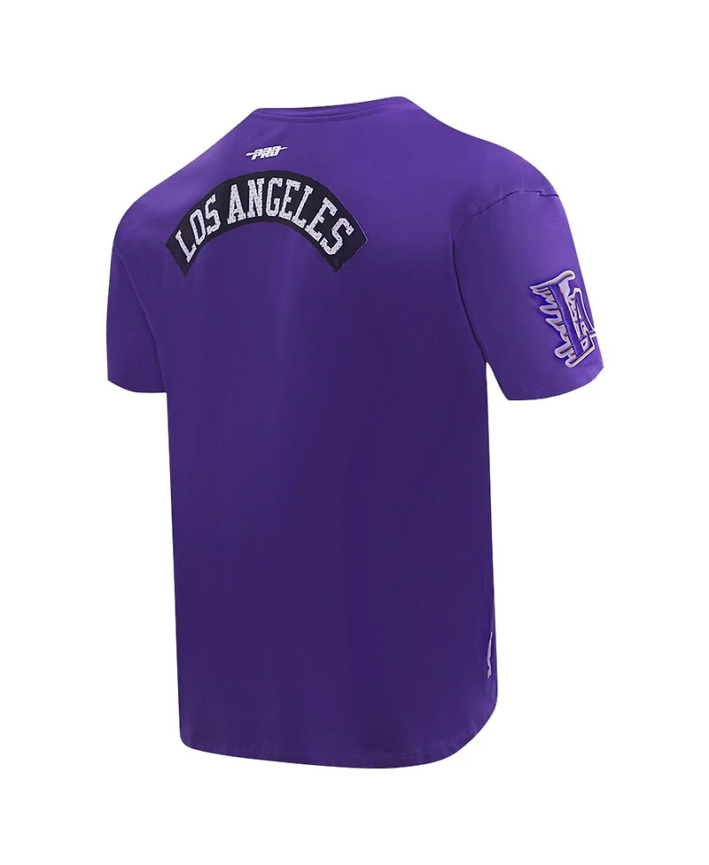 Pro Standard Men's Purple Los Angeles Lakers Made To Play Drop Shoulder T-Shirt
