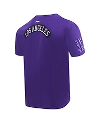 Pro Standard Men's Purple Los Angeles Lakers Made To Play Drop Shoulder T-Shirt