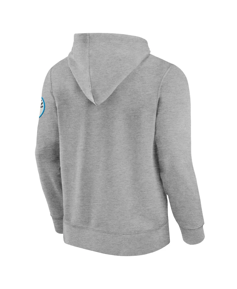 Fanatics Men's Gray Carolina Panthers Label Maker Pullover Hoodie