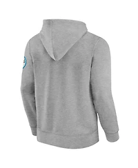Fanatics Men's Gray Carolina Panthers Label Maker Pullover Hoodie