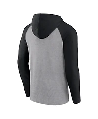 Fanatics Men's Gray Jacksonville Jaguars Under Center Long Sleeve Hoodie T-Shirt