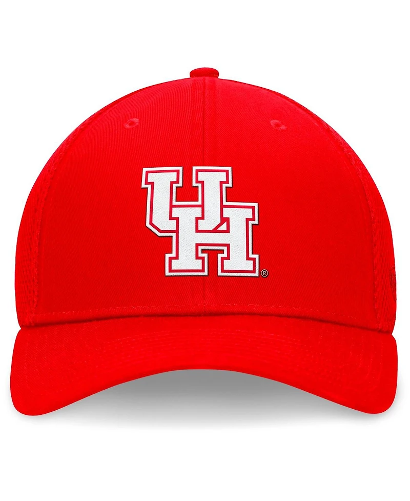 Top of the World Men's Red Houston Cougars Spacer Flex Hat