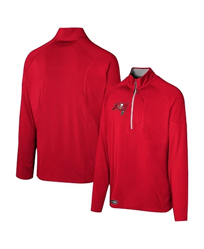 Outerstuff Men's Red Tampa Bay Buccaneers Grind Iron Quarter-Zip Top