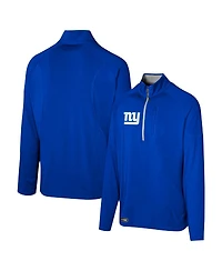 Outerstuff Men's Royal New York Giants Grind Iron Quarter-Zip Top