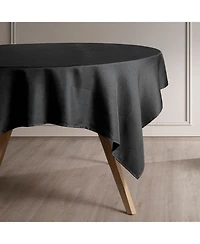 Half Price Drapes Black Performance Twill Table Cloth