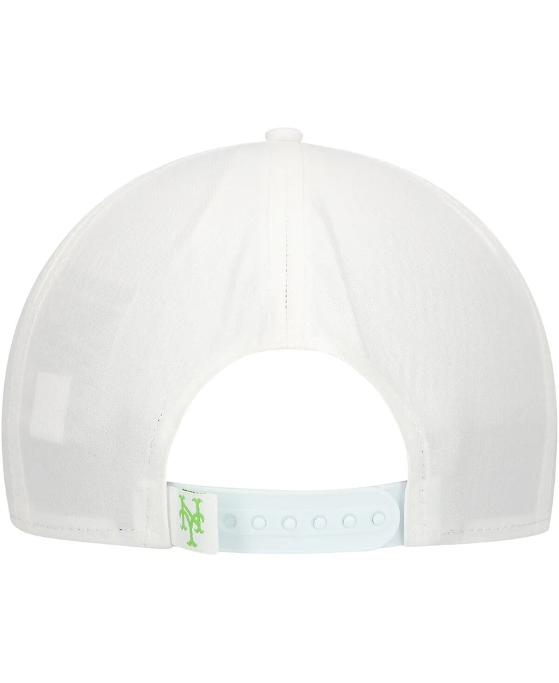 New Era Men's White New York Mets Spring Spectrum Golfer Snapback Hat