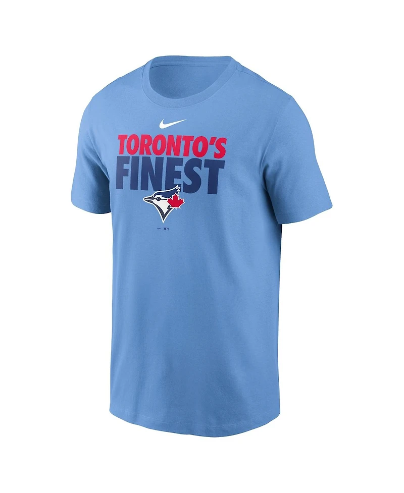 Nike Men's Powder Blue Toronto Jays Local Home Town T-Shirt