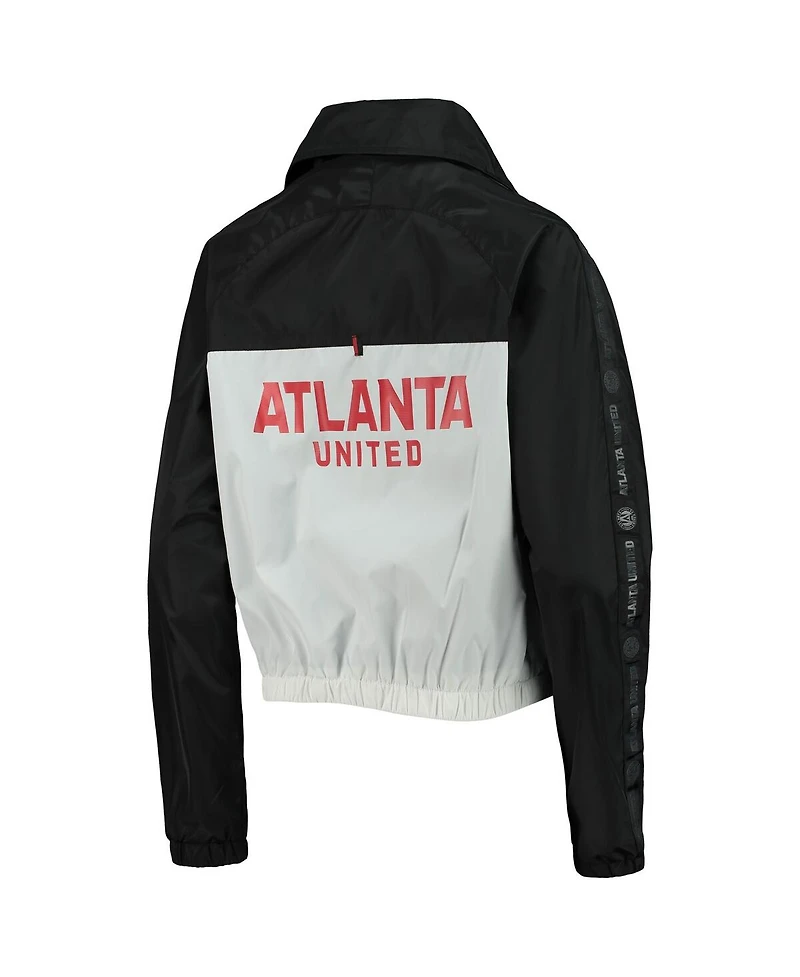 The Wild Collective Women's Black Atlanta United Fc Anthem Full-Zip Jacket